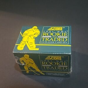 SCORE 1991 NHL ROOKIE AND TRADED 110 PLAYER CARD SET SEALED